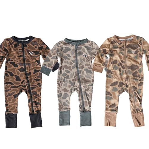 Burlebo 3 Pack Baby Zip Up - One Piece Outfit
