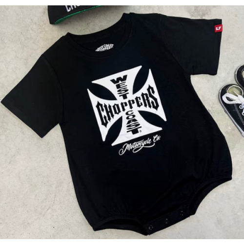 0-3M- West Coast Choppers Motorcycle Co. Baby Romper