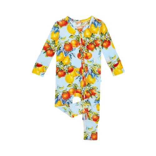 Posh Peanut Print Convertible One-Piece Footie - 0-3 M