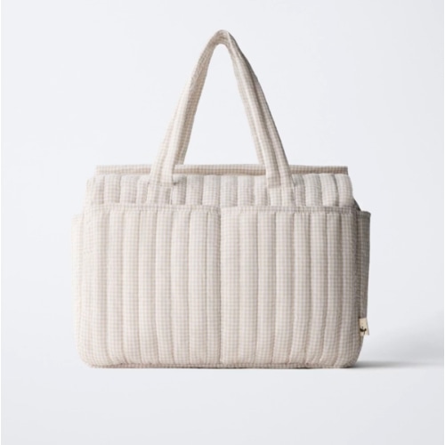 gingham maternity bag