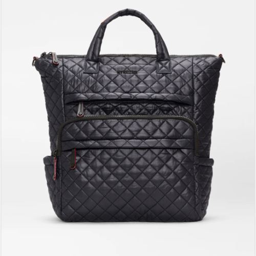 MZ Wallace Black Metro Utility Backpack - Luxury Quilted Backpack | MZ Wallace
