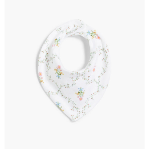 The Bandana Bib - pastel trellis