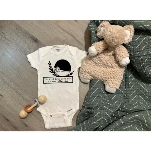 Pokémon Pokeball Super Effective Baby Onesie
