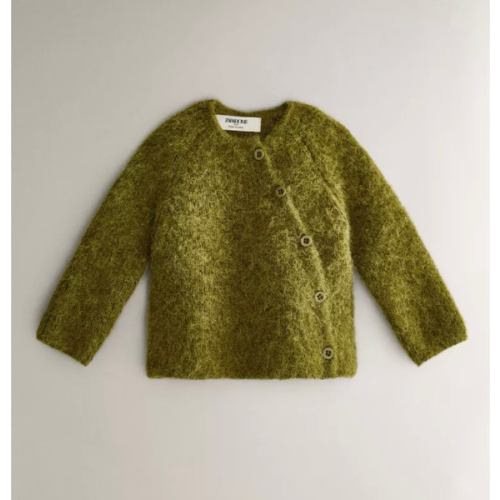 BABY ALPACA CARDIGAN - Green | ZARA United States
