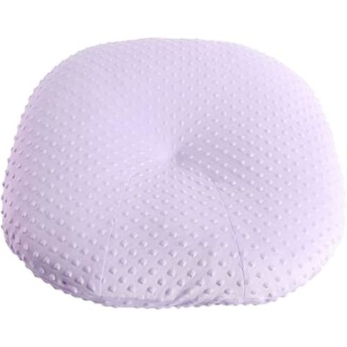 OWLOWLA Newborn Lounger Cover,Minky Removable Slipcover Fits Newborn Lounger for Baby Boy Girl(Lavender)