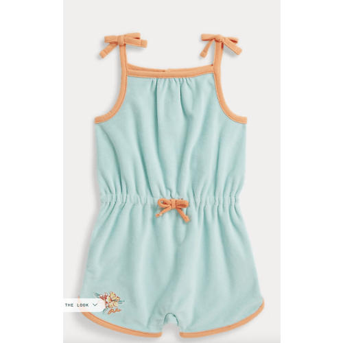 Floral Terry Romper - 12M