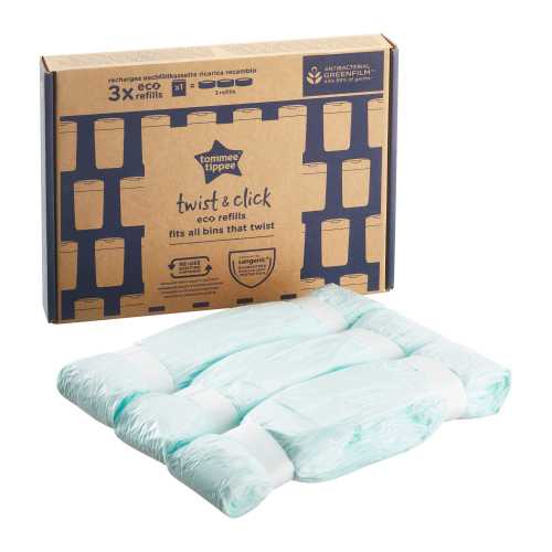 Twist & Click Nappy Bin Refills | Tommee Tippee