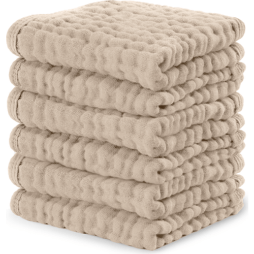 Muslin Washcloths - Pack of 6