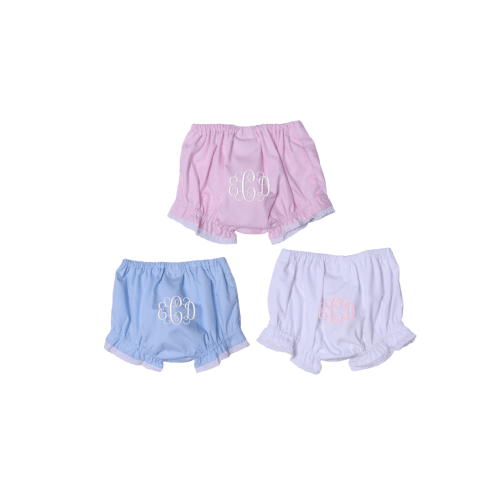 3 Pack Diaper Cover (Pink, Blue, White)