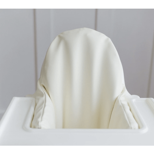 Off-White Vegan Leather IKEA Antilop Cushion Cover | Little Joy Co.