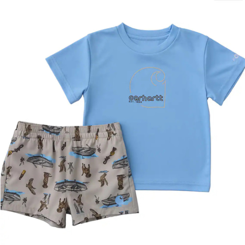 Boys' 2-Piece Short Sleeve Sun Defender®