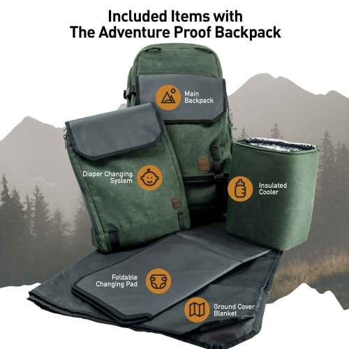 Adventure Diaper Bag: Explore with Baby + dad diaper bag