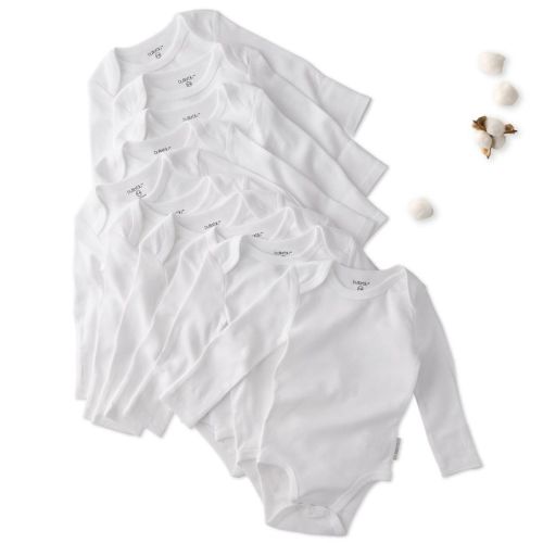 Butterblu BLAKE 10-Pack Long Sleeve Bodysuit White 0-3M