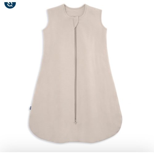 HALO - 1.5 TOG supersoft bamboo wearable blanket, double zipper sleeping bag with weighted feel - oat