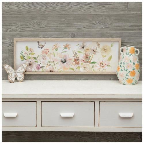 Flowers & Bugs Wood Wall Decor