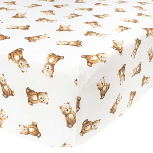 Drap Contour pour Lit de Bébé - Oursons