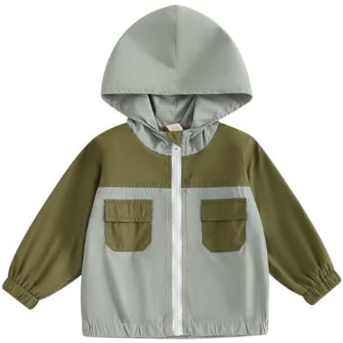 Thefound Hoodies Jacket Checkerboard Baby Outerwear 6-12m