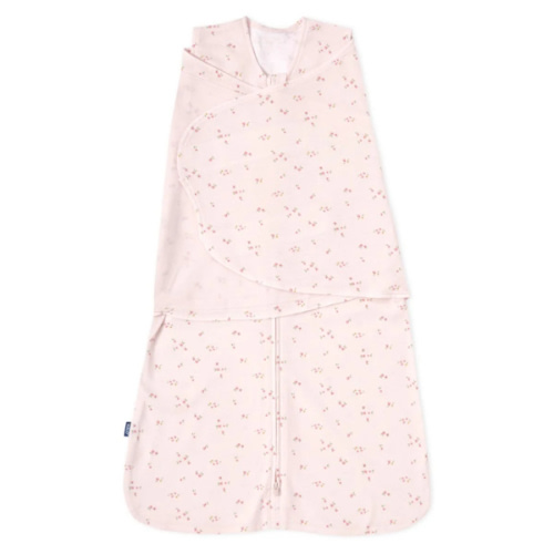Pink Floral Cotton Swaddle Small | HALO