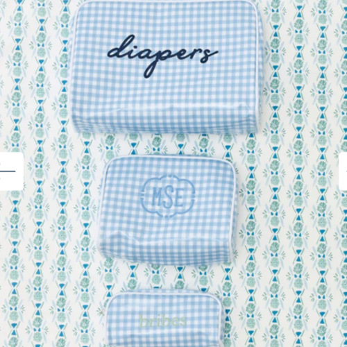 Patterned Toiletry Bag | Weezie Towels