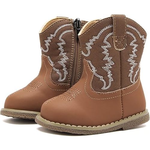 BMCiTYBM Baby Boys Girls Cowboy Cowgirl Western Boots for Infant Toddler