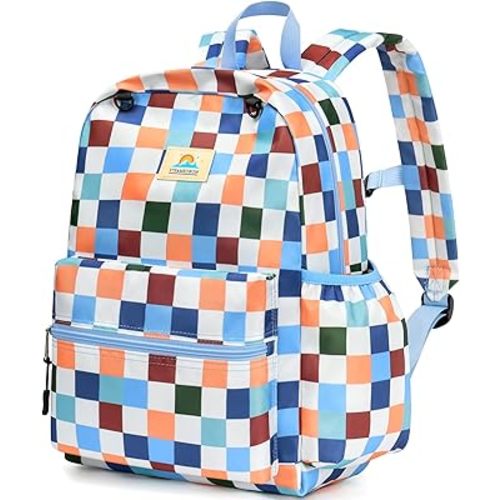 STEAMEDBUN Kids Backpack for Boys Girls 5-8, 15inch Girls Boys Backpacks Kindergarten