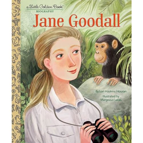 Jane Goodall: A Little Golden Book Biography Hardcover – Picture Book, January 2, 2024