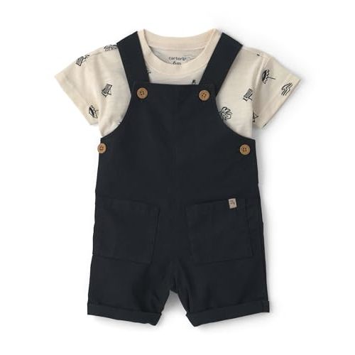 Carter's Baby Boys' 2-piece Shortall Set