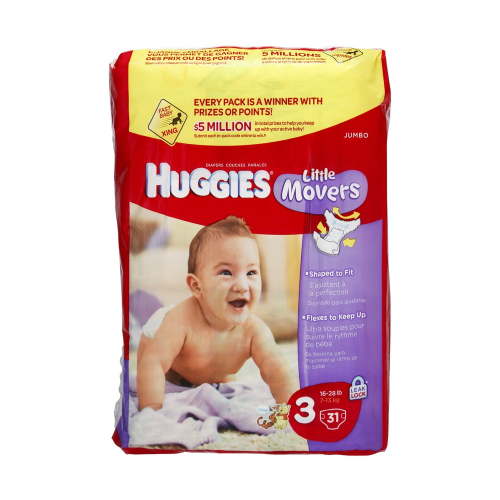 HUGGIES - Little Movers Diapers Jumbo Pack (Choose Your Size)