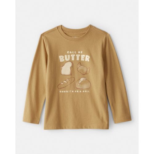 Toddler Boy Bread Long-Sleeve Graphic Tee - Brown - OshKosh B'gosh | Carter's