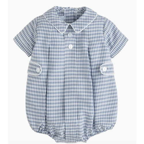 Davant Bubble - Gray Blue Gingham
