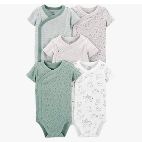 Simple Joys by Carter's unisex-baby 5-pack Side Snap Short-sleeve Bodysuit