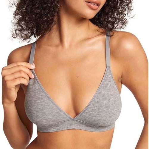 Natrelax Modal Ribbed Triangle Bra