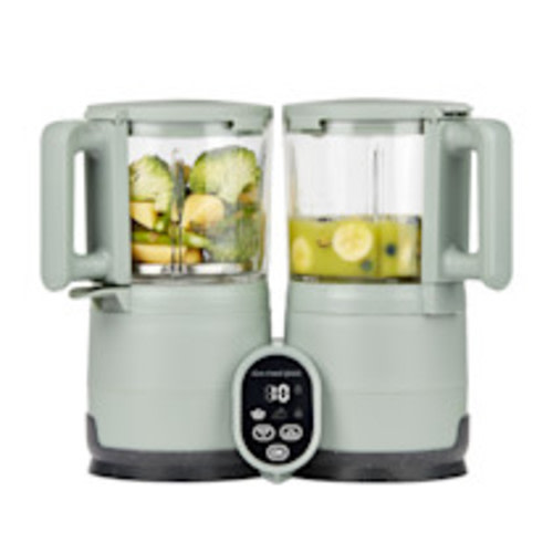 Babymoov Duo Meal Station Glass Baby Food Maker 4-in-1 - Sage