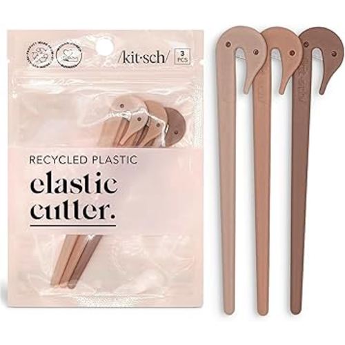 Kitsch Hair Tie Cutter – Easy To Use, Pain Free Rubber Band Cutter for Hair Kids, Baby & Toddler Girls | Ideal Gifts for Women – Multicolor, 3pc Set
