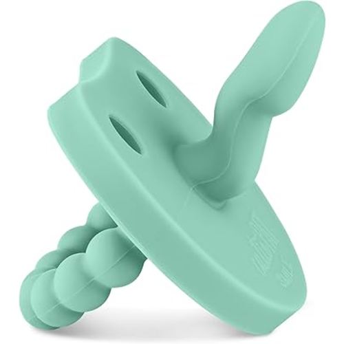 Ryan & Rose Cutie PAT Smile - Orthodontic Pro Pacifier and Teether (Seamist)