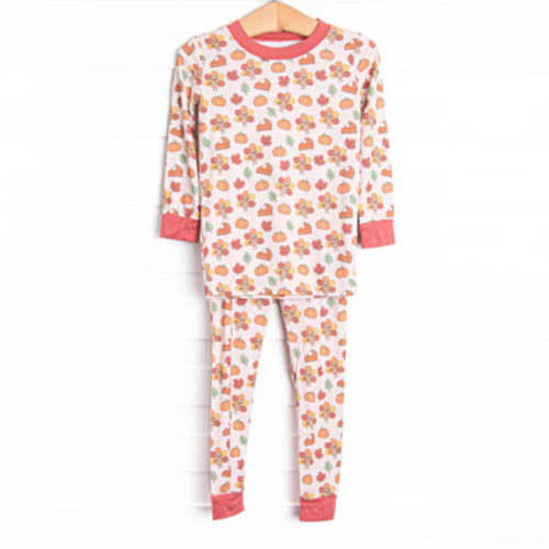 Turkeys and Treats Bamboo Pajama Set, Red – Stitchy Fish
