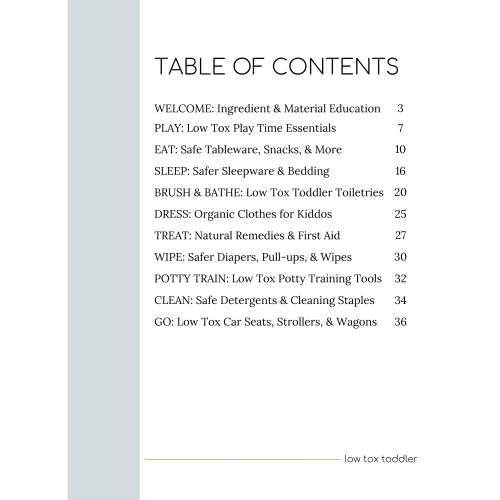 Low Tox Toddler by @jordanleedooley | Stan