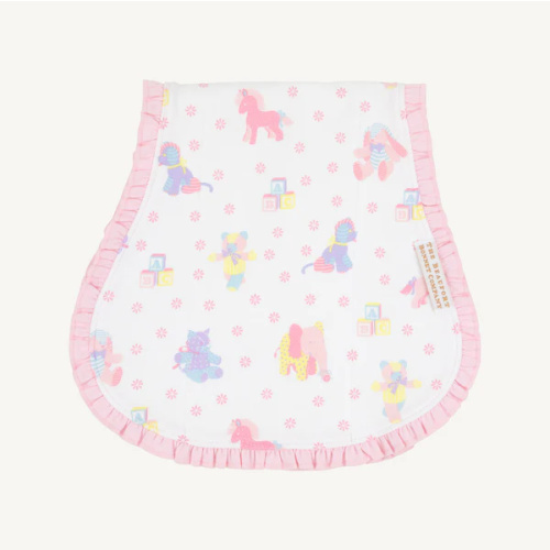 Oopsie Daisy Burp Cloth - Cuddle up Cutie Palm Beach Pink | Baby Burp Cloth
