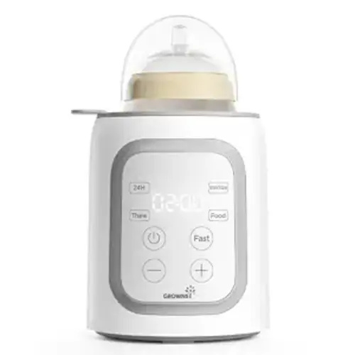 Grownsy 8-in-1 OG Fast Bottle Warmer with Timer, Gray