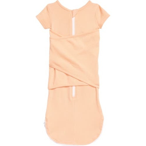 Cotton Wrap Swaddle, Coral Nougat