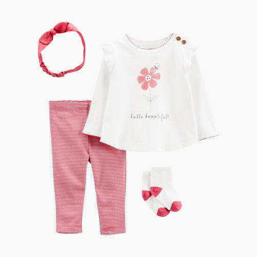 Carter's 4-Piece Set - Hello Beautiful, 6M