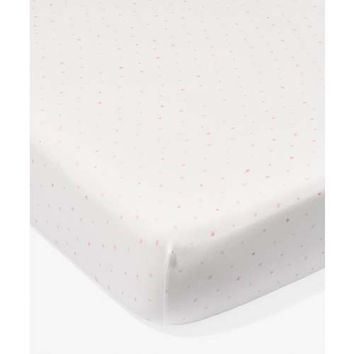 Crib Sheet, Rose Hearts