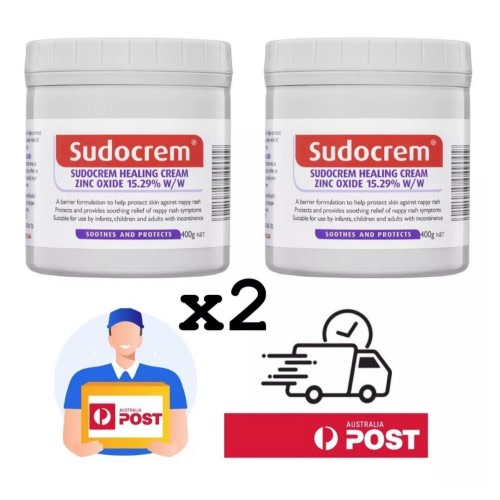 Bulk*Buy | 2 PACK | SUDOCREM | Healing Cream Nappy Rash 800G total
