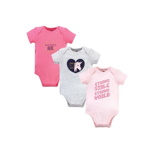 Comfortable All-Cotton Bodysuit 3Pk