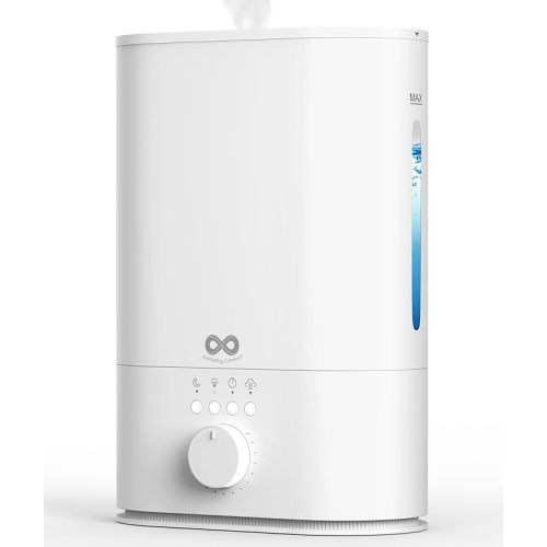 Everlasting Comfort 6L Humidifiers for Bedroom, Quiet 50HR Runtime No-Filter Supersized Cool Mist Humidifier Large Room for Whole House, Plants, Baby Nursery, Allergies, Dry Skin, Congestion, Indoor