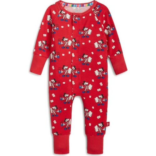 Disney® Mickey Mouse Cocoa Club RightFit™ Convertible Romper, 0-3M