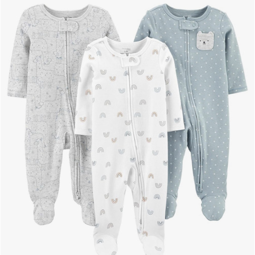 Simple Joys by Carter's Baby 3-Pack Neutral Sleep and Play