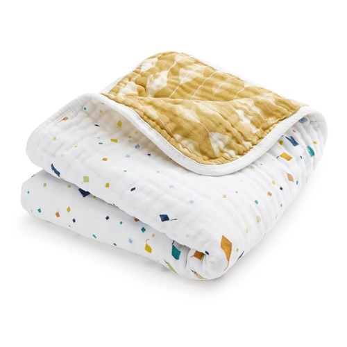 aden + anais Essentials Cotton Muslin Dream Blanket, Perfect for Babies, Infants and Toddlers, Crib Blanket, Nursery Essential, Kite Parade