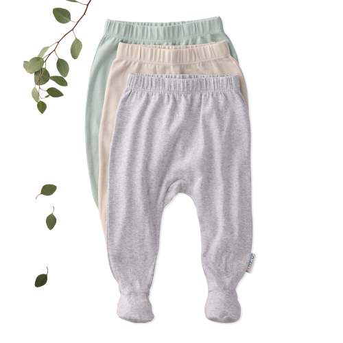 FALLON 3-Pack Footed Baby Pants