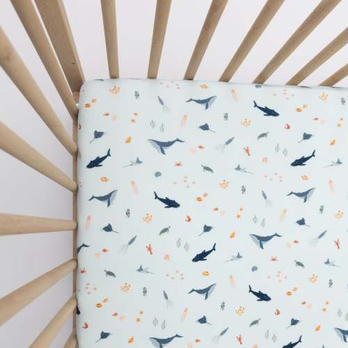 Under The Sea Crib Sheet – Brave Little Ones
